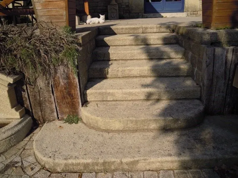 Escalier pierre